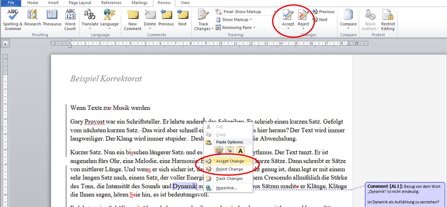 ÜDiAL_FAQ_Accept or reject changes in MS Word file_Image 2